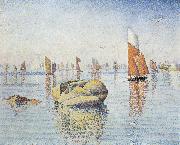 Paul Signac concarneau oil painting